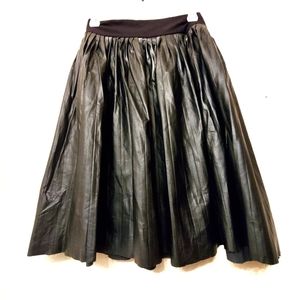Melissa McCarthy faux Leather skirt